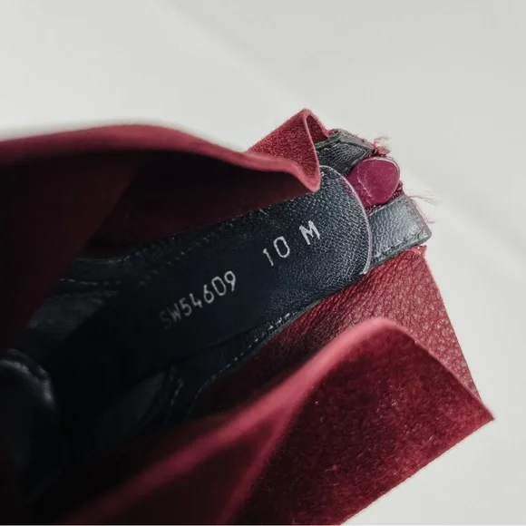 Stuart Weitzman Bound Lace-Up Peep Toe Bootie Women’s 10 - Picture 10 of 11